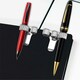 image 5 of Triple Hole Metal Pen Holder With Pocket Clip - Doctors, Nurse, Uniform etc