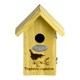 image 1 of Fallen Fruits Wren Silhouette Wooden Bird House