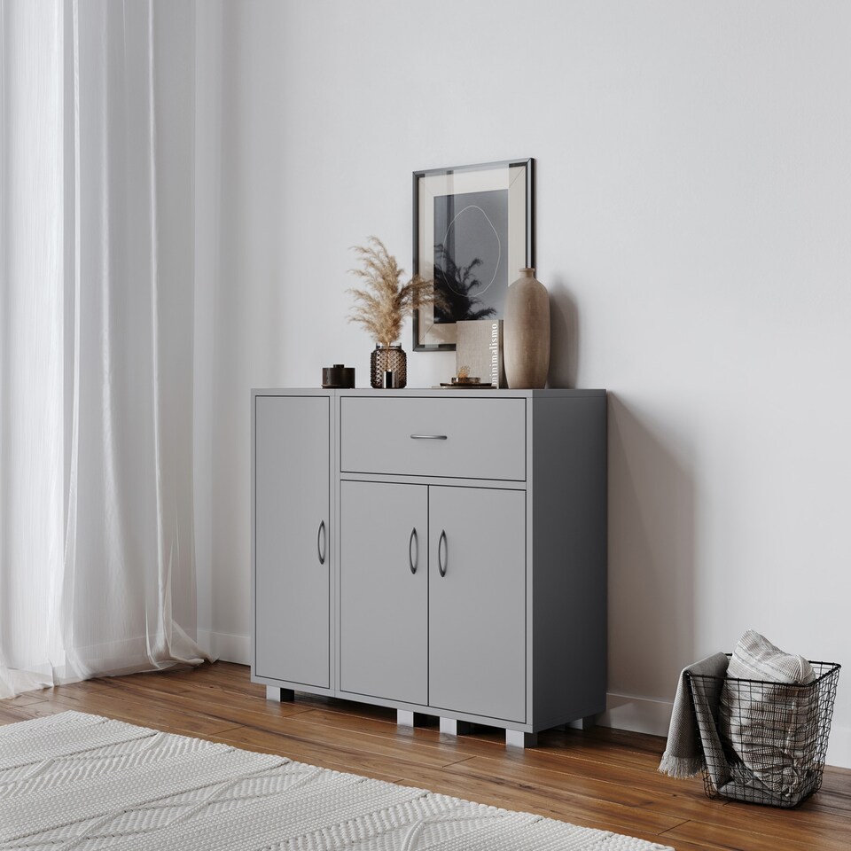 image 1 of Storage Combination-Single Side Cabinet | Grey | 0 x 0 x 0 | 1