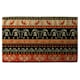 image 1 of Egyptian Heiroglyphs in Orange & Black (Kitchen Towel)
