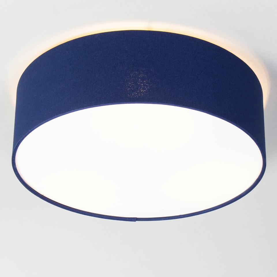 image 1 of BHS Glow Kid's 3 Light Ceiling Light | Blue | Navy | 1