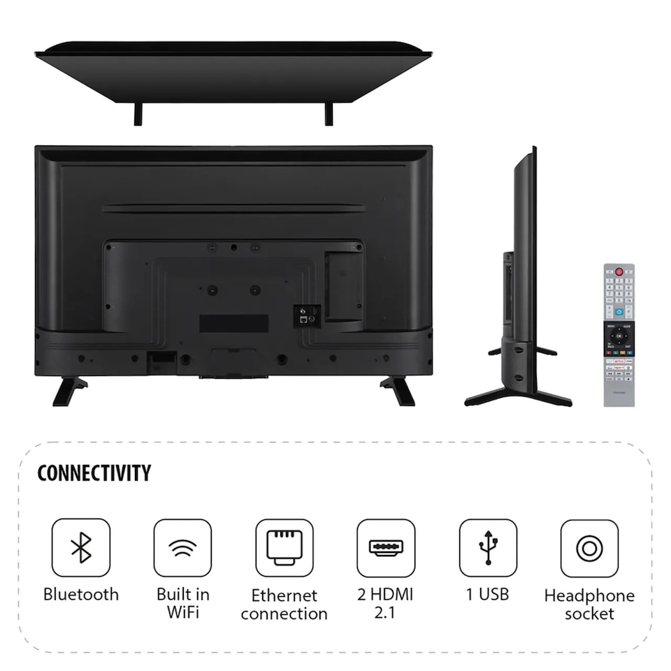 image 1 of Toshiba 40LV2553DB 40" Full HD Smart LED WiFi Freely VIDAA TV