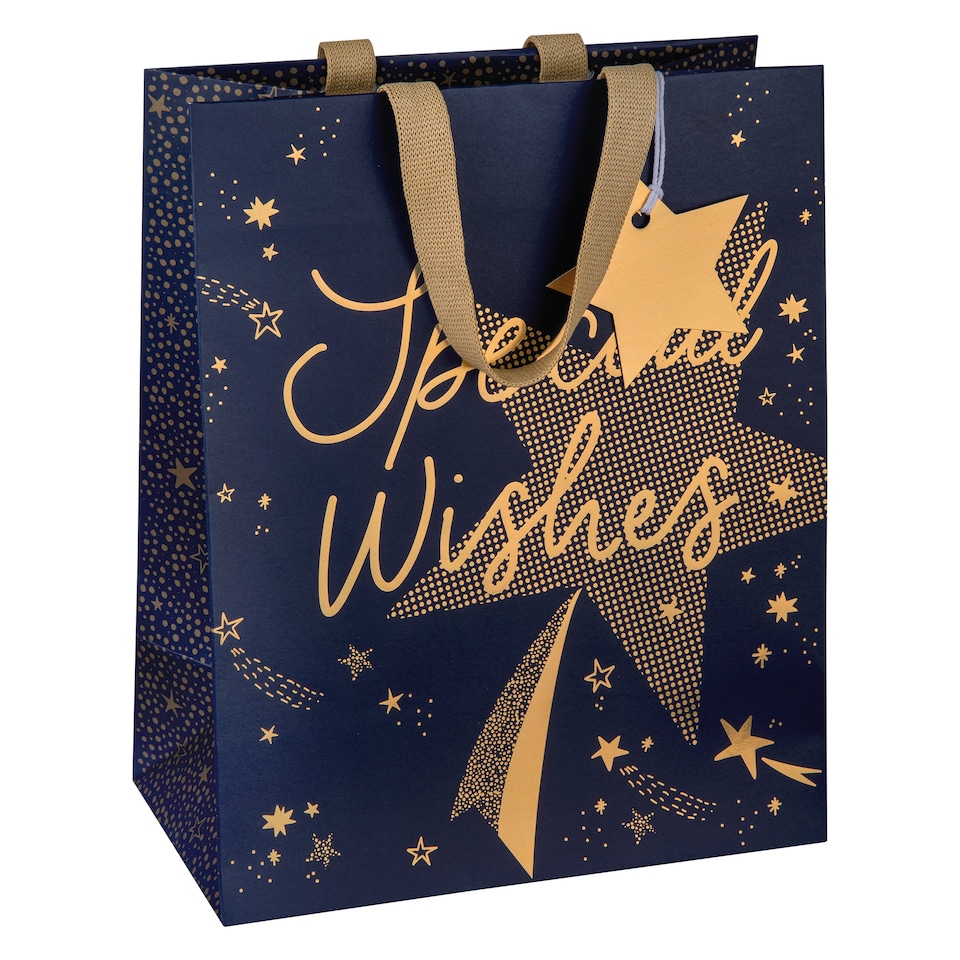 image 1 of Hallmark Pack Of 3 Gift Bags - 3 Sizes - Star Designs