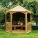 image 1 of Brompton Medium Gazebo - Pressure Treated Timber - L240 x W240 x H295 cm