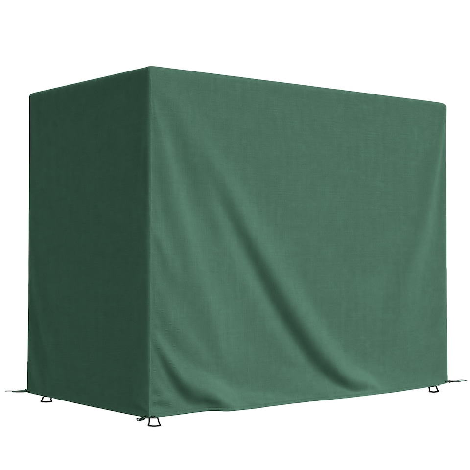 image 1 of Outsunny 240x133cm 3-Seat Outdoor Garden Swing Chair Cover Water UV Resistant