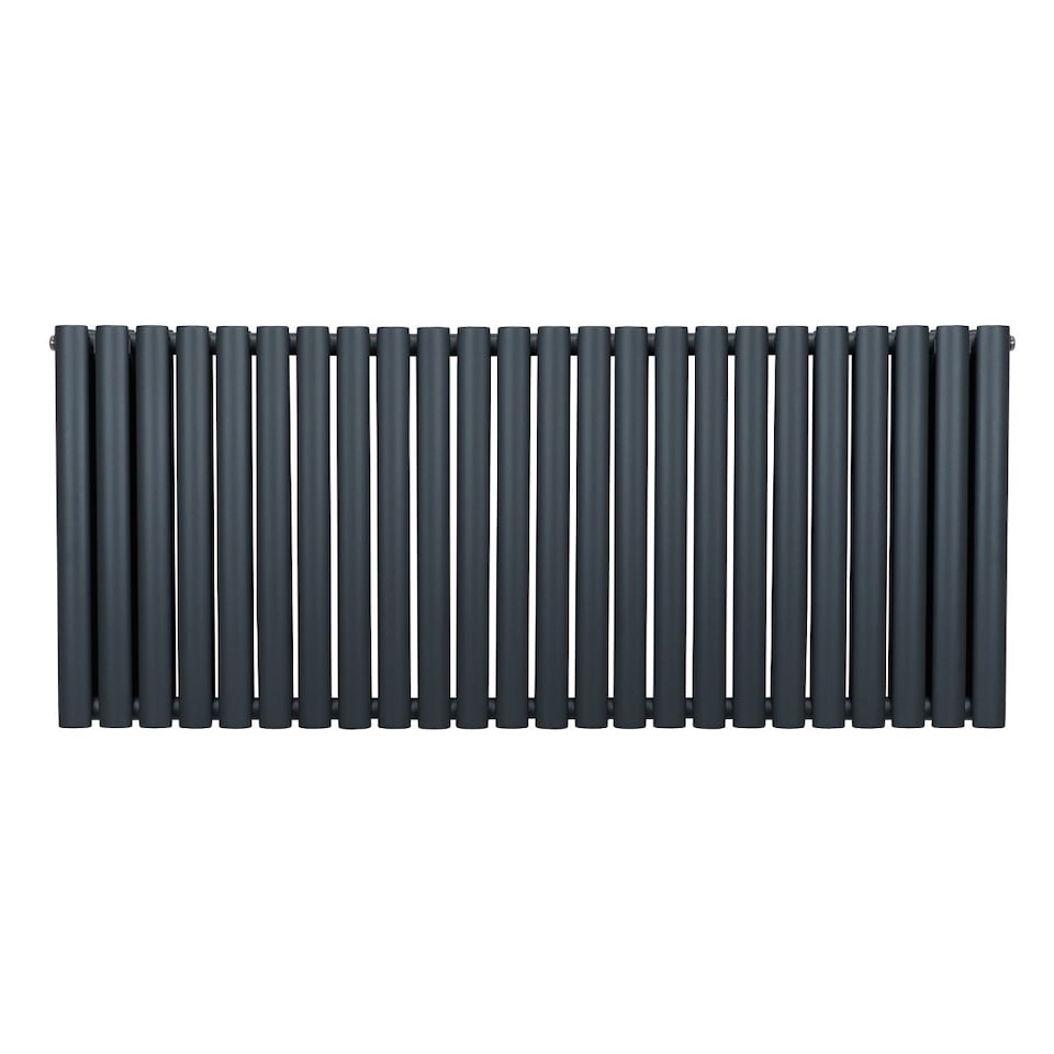 image 1 of Oval Column Radiator 600mm x 1440mm Anthracite Grey