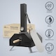 image 3 of Haven Outdoor Wood Fired Pizza Oven with Pizza Stone, Pizza Paddle & Rain Cover