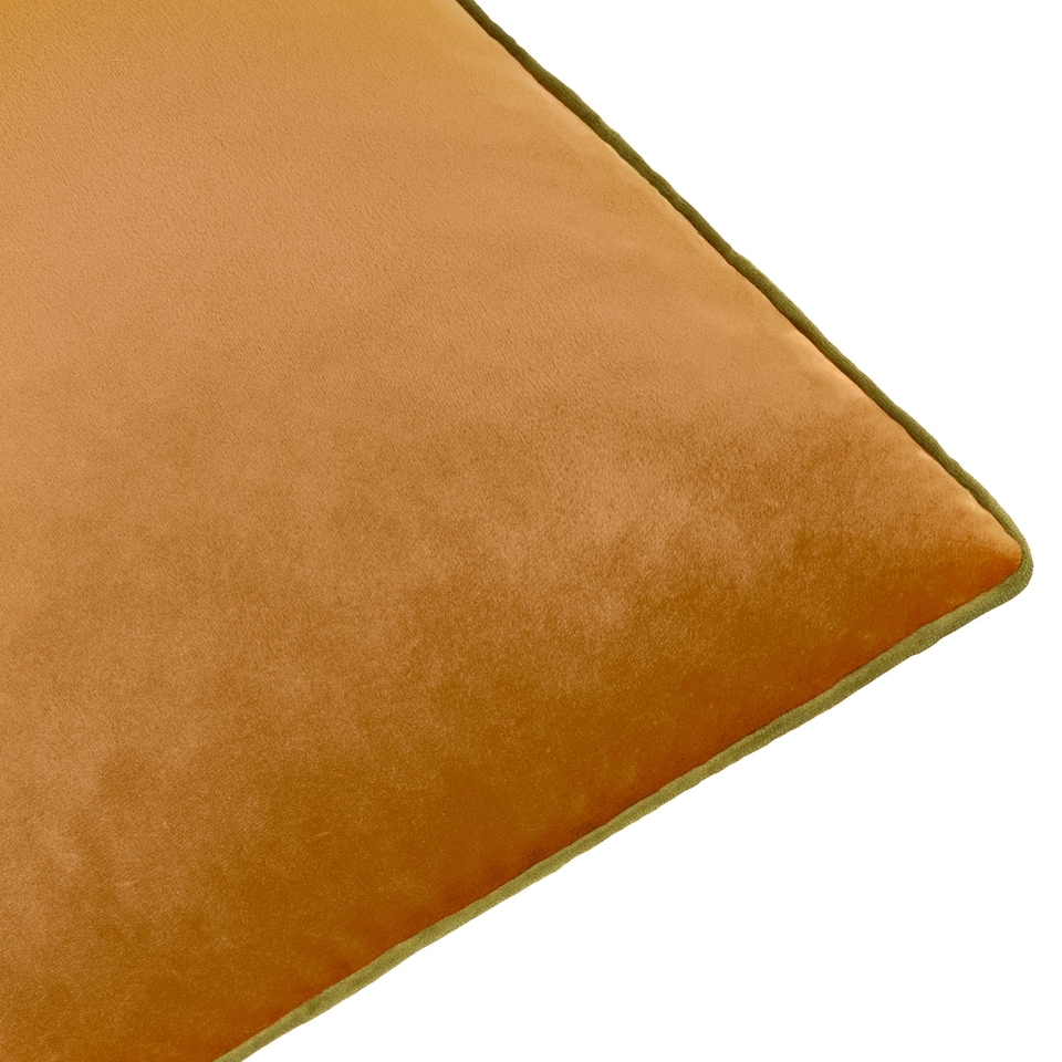 image 1 of Furn Meridian Velvet Cushion Cover Orange