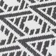 image 4 of JVL Lightweight Reversible Outdoor Rug – Geometric Pattern, Plastic Woven, 120 x 170 cm