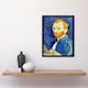 image 2 of Vincent van Gogh Framed Wall Art Print Self Portrait With Palette Home Décor