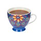 image 8 of KitchenCraft China Moroccan Blue Footed Mug Multi