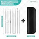image 2 of Blackhead Remover Tool Set with Storage Case, Stainless Steel Tools - 9pcs