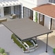 image 8 of Outsunny Pack of 12 Metal Roofing Sheets for Greenhouse, Grey Wood Effect Grey