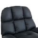 image 6 of Chicago Faux Leather Swivel & Rocker Electric Recliner Chair Black | Black | Black | One Size