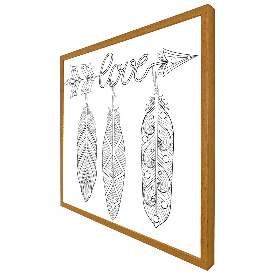 image 1 of Bohemian arrow (Picture Frame) Brown | XS