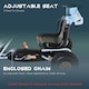 image 3 of HOMCOM Kids Children Pedal Go Kart Manual Ride On Car with Brake Gears Steering Wheel Adjustable Seat Outdoor Fun Vehicle 97 x 66 x 59 cm