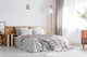 image 5 of Comfy Check Collection Recycled Cotton Throw in Blush Pink (70" x 100") | Pink | Pink