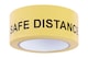 image 1 of Warning Tape Keep Safe Distance | Yellow