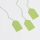 image 5 of Blick Tags Strung, 45mm x 28mm, Rectangular, Green, 1000 Labels
