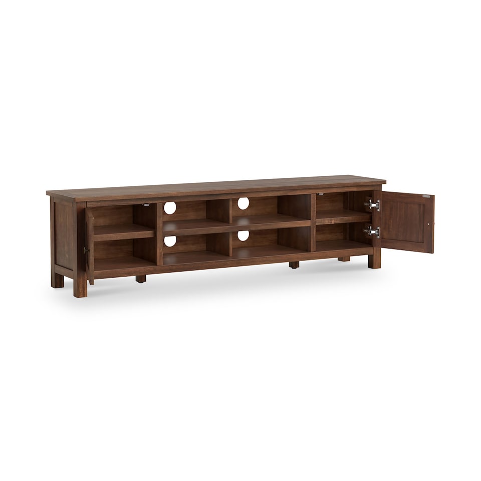 image 1 of Duchy Acacia 180cm Extra Wide TV Unit - Fully Assembled By Roseland Furniture
