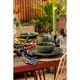 image 3 of Mikasa Cereal Bowl Set Green Ceramic 15cm Set of 4