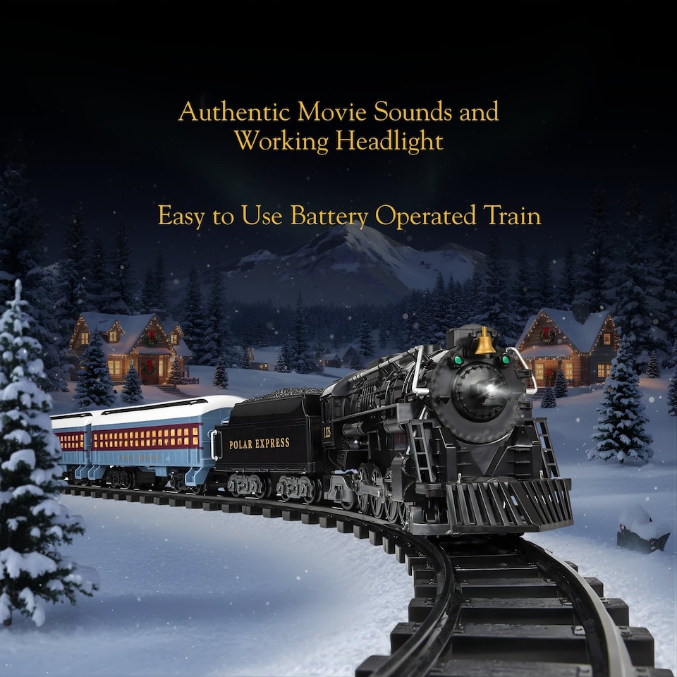 image 1 of Polar Express Mini Train set