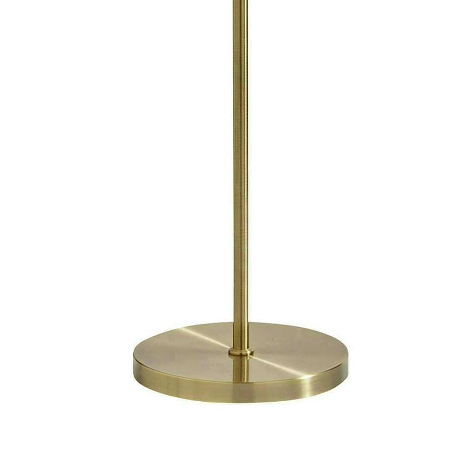 image 1 of Justina Antique Brass Floor Lamp
