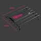 image 2 of Kilo Deluxe Metal Trivet, Medium, Black (Copy)