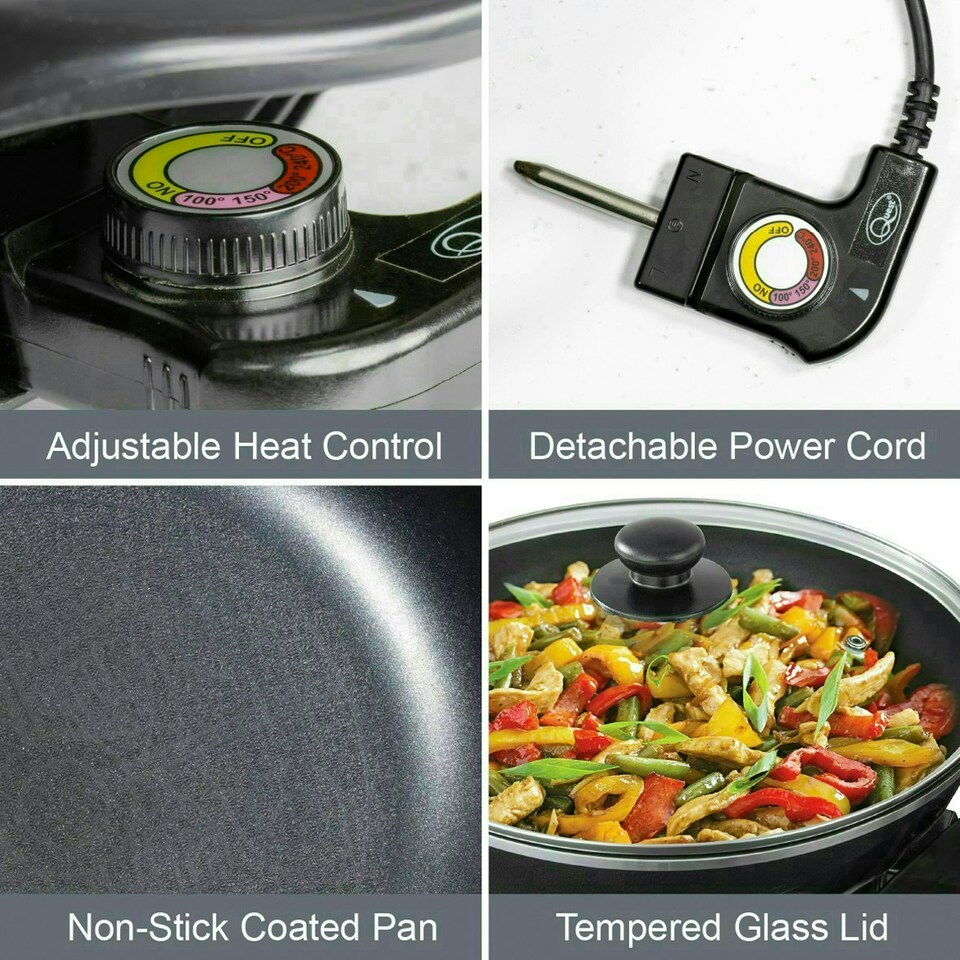 image 1 of Quest 35870 Electric Non Stick Wok