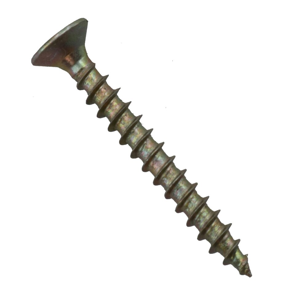 image 1 of 3.5mm x 30mm Countersunk Wood Chipboard Screw Fasteners PZ2 Drive 100pc