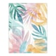 image 3 of Plant Lover Monstera Leaves Watercolour Colourful Home Decor Black Framed Wall Art Print A4