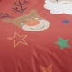 image 3 of Bedlam Ho Ho Ho Duvet Cover Set Red