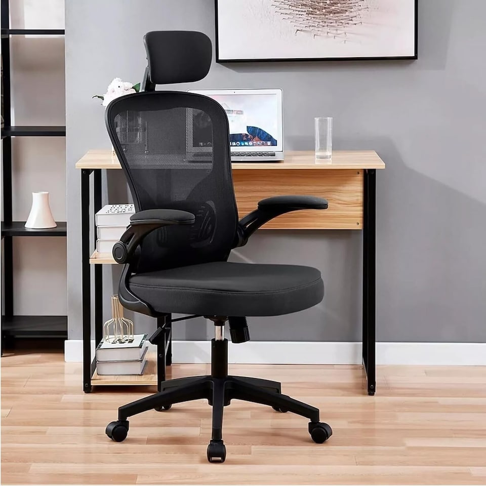 image 1 of Ergonomic Gaming Office Chair Computer Desk Swivel Leather Chair