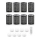 image 2 of Omniance Seraphine Rechargeable Wireless Table Lamp with Remote | Black