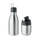 image 2 of MidOcean Atera 2 in 1 Double-Walled 500ml Bottle - Matt Silver - One Size Multi | One Size