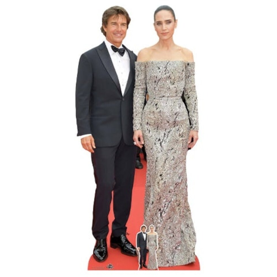 Tom Cruise and Jennifer Connelly Lifesize Cardboard Cutout 177cm