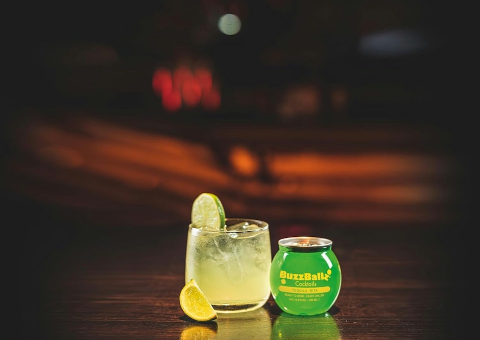 image 1 of BUZZBALLZ COCKTAILS: Tequila Rita Pack of 12 x 200 ml 13.5% Alcohol