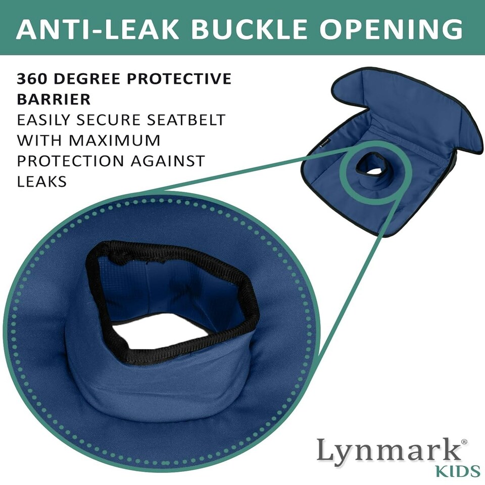 image 1 of Lynmark® Potty Training Car Seat Protector Cover for Spills, Nappy Leaks, and Accidents Blue | Navy | 1 pack
