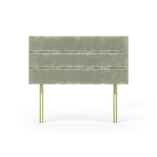 Milan Silver Chenille Headboard Super King N/A