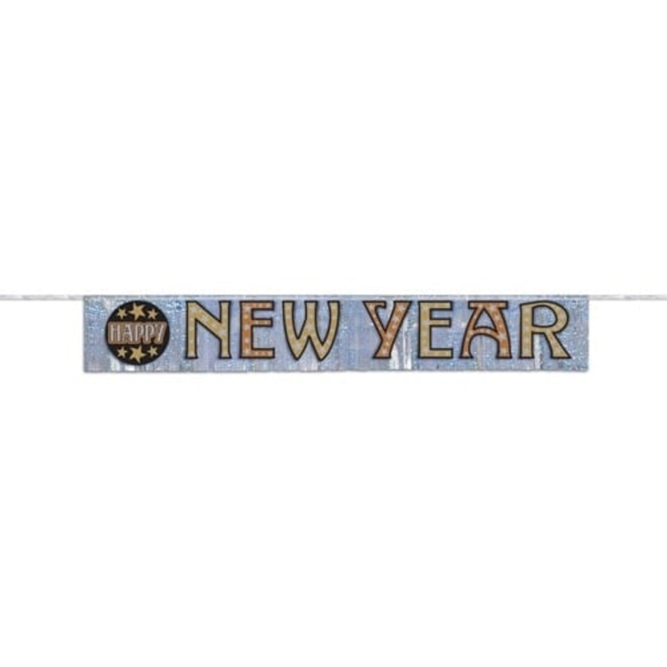 Happy New Year Fringe Banner - 140cm