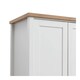image 5 of Astbury 2 Door Double Wardrobe White and Oak Bedroom Furniture