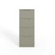 image 1 of Luno 4 Drawer Tallboy Chest Of Drawers - Ash Green
