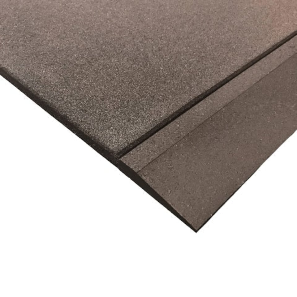 image 1 of Heavy Duty Black Rubber Gym Flooring Tiles 1m x 1m - 20mm Black | One Size