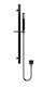image 1 of Balterley Empire Shower Slide Rail Kit | Black | Matt Black | 1