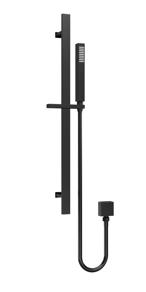 image 1 of Balterley Empire Shower Slide Rail Kit | Black | Matt Black | 1
