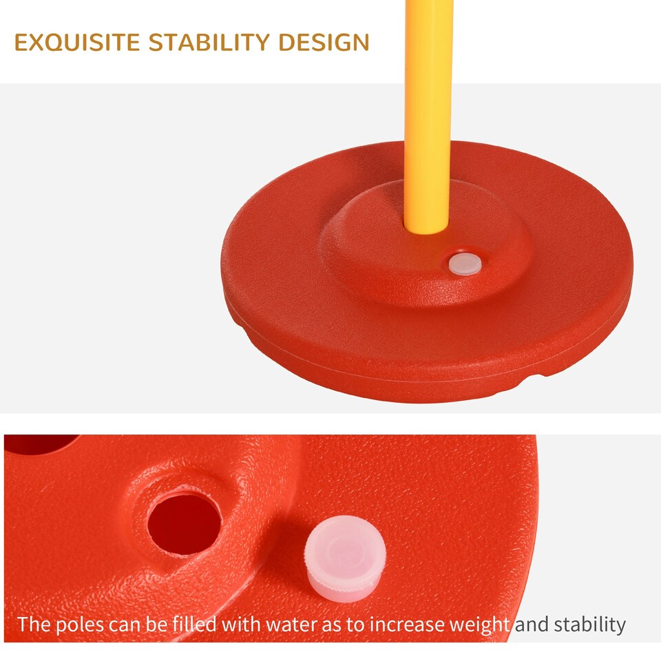 image 1 of PawHut Outdoor 4 PC Dog Pet Agility Training Garden Starter Obstacle Set for Dog