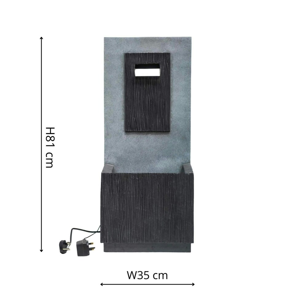 image 1 of Outdoor Contemporary Water Feature Cement
