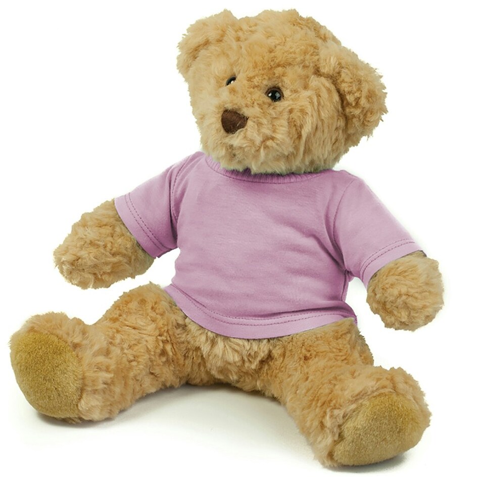 image 1 of Mumbles Teddy Bear T-Shirt Accessory - Baby Pink - M