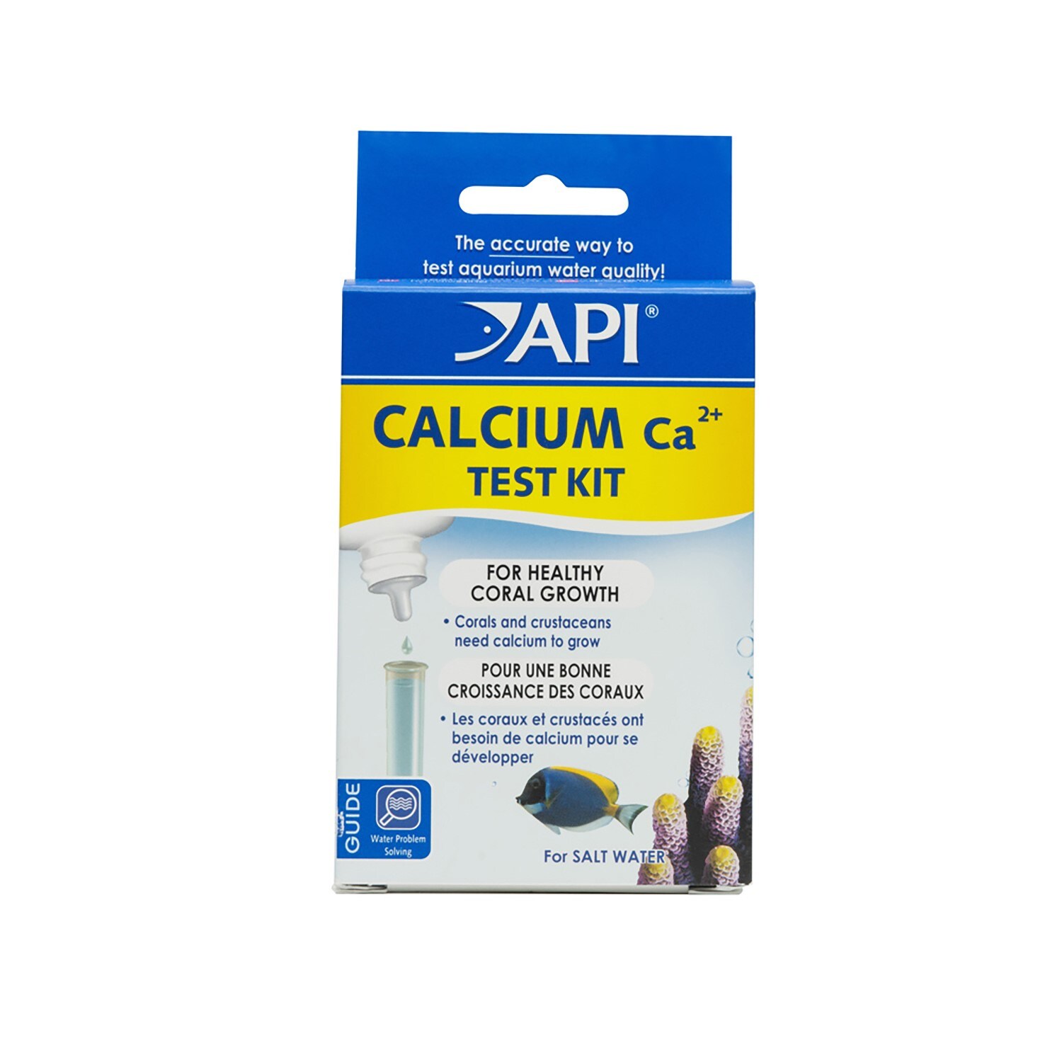 API Calcium Test Kit Saltwater Aquarium 1 Count Test Kit Aquarium and ...