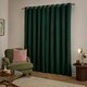 image 3 of furn. The Ultimate Velvet Blackout Eyelet Curtain Pair Emerald (W)168cmx (D)229cm | Green | Emerald | One Size